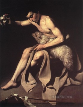 Caravaggio Painting - San Juan Bautista Caravaggio